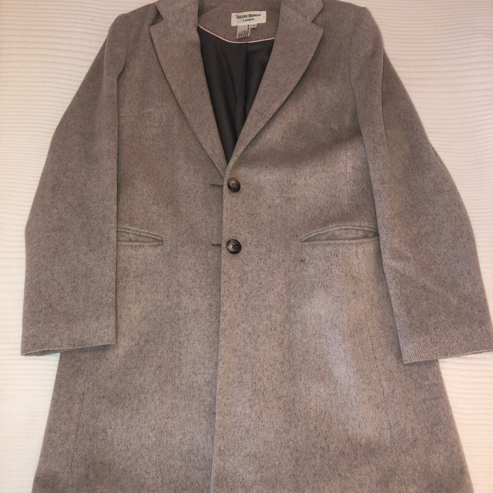 Helene Berman London Coat in grayish pink